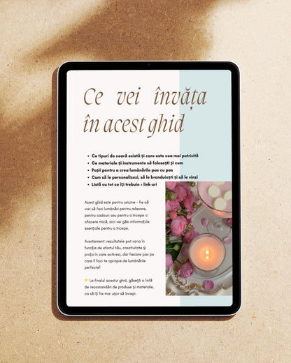 Ghid pentru o afacere reușită cu lumânări